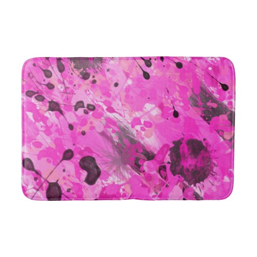 Tapis De Bain Encre rose (Devant)