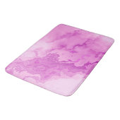 Tapis De Bain Encre violette déversée photo (Angle)
