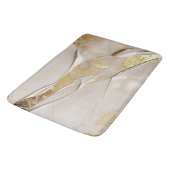 Tapis De Bain Enduit Texturé Rose Gold Abstrait (Angle)