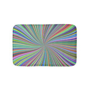 Tapis De Bain Énergétique Colorful Ribbon Sunburst