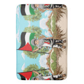 Tapis De Bain Enfant avec le drapeau de Keffiyeh Palestine (devant Vertical)