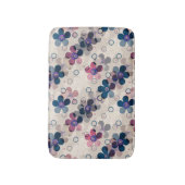Tapis De Bain Enfants Abstraits mignon dessin animé fleurs fleur (Devant (Vertical))