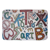 Tapis De Bain Enfants colorés ABC (Devant)