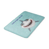 Tapis De Bain Enfants Customisés salle de bain pour requins (Angle)