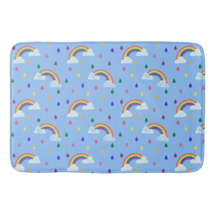 Tapis De Bain Enfants Rainbow Raindrops Motif mignon