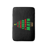 Tapis De Bain Enseignant en mathématiques de Noël (Devant (Vertical))