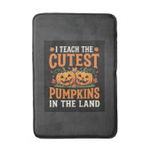 Tapis De Bain Enseignant Halloween Dessin de citrouilles le plus (Devant (Vertical))