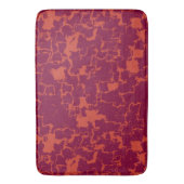 Tapis De Bain ensemble de serviettes de bain abstrait rose et or (devant Vertical)