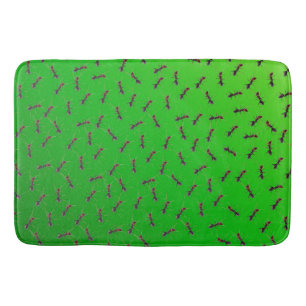 Tapis De Bain Entourage De Fourmis Vertes,