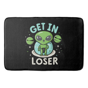 Tapis De Bain Entrez loser extraterrestre UFO drôle