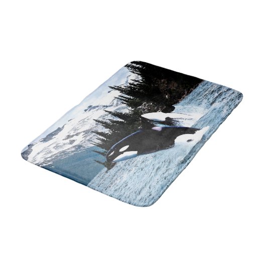 Tapis De Bain Épaulards (Angle)