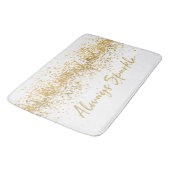 Tapis De Bain Éperche Confetti Or (Angle)