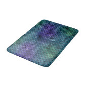 Tapis De Bain Éperche turquoise de sirène pourpre Aqua (Angle)