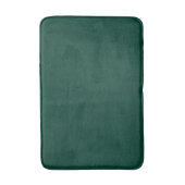 Tapis De Bain Épinette de couleur solide vert foncé (Devant (Vertical))