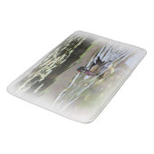 Tapis De Bain Épreuve de bois (Angle)