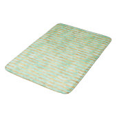 Tapis De Bain Equarelle de la Monnaie d'or Grilles (Angle)