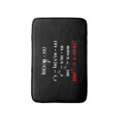 Tapis De Bain Équation mathématique Joyeux Noël (Devant (Vertical))