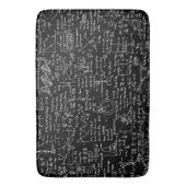 Tapis De Bain Équations de physique sur //noir (devant Vertical)