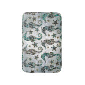 Tapis De Bain Équestre de mer Starfish Abalone Motif (Devant (Vertical))