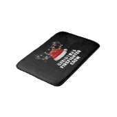 Tapis De Bain Équipage des pompiers de Noël (Angle)