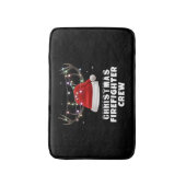 Tapis De Bain Équipage des pompiers de Noël (Devant (Vertical))