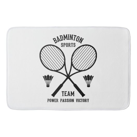 Tapis De Bain Équipe de badminton (Devant)