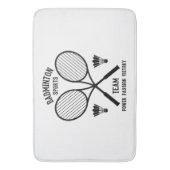 Tapis De Bain Équipe de badminton (devant Vertical)