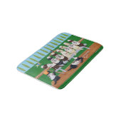 Tapis De Bain Équipe de baseball Labradors (Angle)