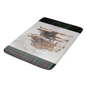 Tapis De Bain Équipe de Belgique de cheval Wintery Christmas Sce (Angle)