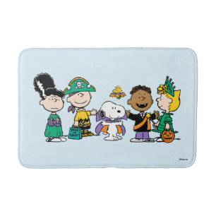 Tapis De Bain Équipe de bonbons Peanuts Gang Halloween