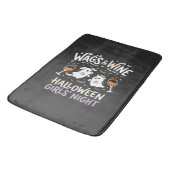 Tapis De Bain Équipe de fantômes de chien d'Halloween (Angle)