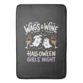 Tapis De Bain Équipe de fantômes de chien d'Halloween (devant Vertical)