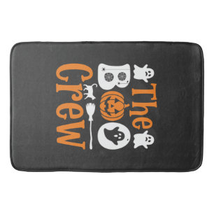 Tapis De Bain Équipe de fantômes de citrouille de chat de concep