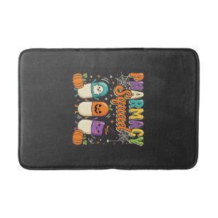Tapis De Bain Équipe de pharmacie Halloween Ghost Pills Design_1