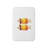 Tapis De Bain Équipe d'Halloween Candy Corn (Devant (Vertical))