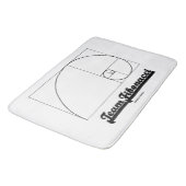 Tapis De Bain Équipe Fibonacci (Spirale Fibonacci) (Angle)