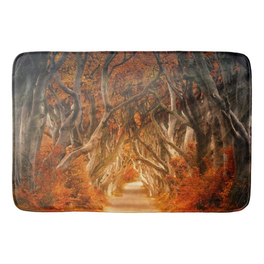 Tapis De Bain Érable d'automne forêt automne bois feuillage (Devant)