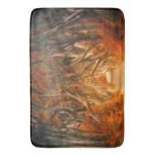 Tapis De Bain Érable d'automne forêt automne bois feuillage (devant Vertical)