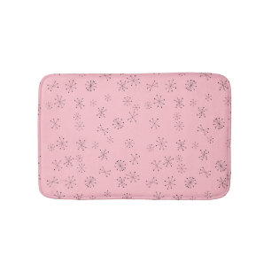 Tapis De Bain Ère atomique rose