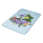 Tapis De Bain Escargots cubains champignons violets (Angle)