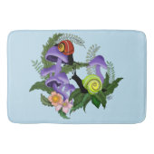 Tapis De Bain Escargots cubains champignons violets (Devant)