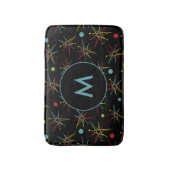 Tapis De Bain Espace Age Retro atomique point personnalisé Coule (Devant (Vertical))