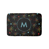 Tapis De Bain Espace Age Retro atomique point personnalisé Coule (Devant)