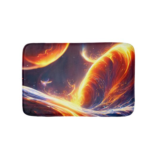 Tapis De Bain Espace d'eau de feu (Devant)