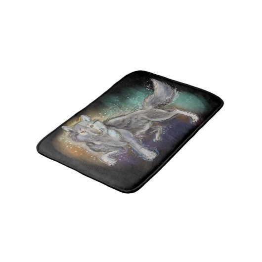 Tapis De Bain Esprit du loup (Angle)