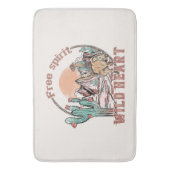 Tapis De Bain Esprit libre, Coeur sauvage (devant Vertical)