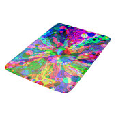 Tapis De Bain Esquisse Imaginaire Art - Neon Abstrait Maj 1 (Angle)