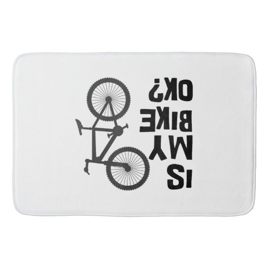 Tapis De Bain Est Mon Vélo OK Funny VTT (Devant)
