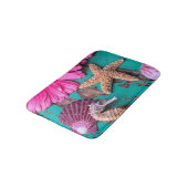 Tapis De Bain Estrades et hippocampe roses avec des étoiles de (Angle)