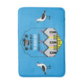 Tapis De Bain Étage de plage britannique (Devant (Vertical))